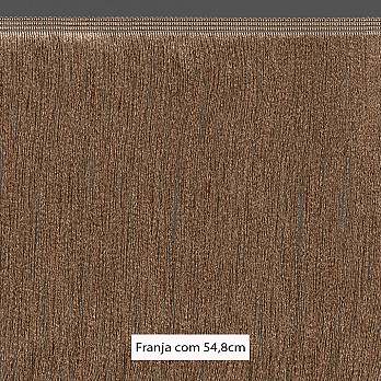 FRANJA FINA LISA 54,8cm CAMURÇA CLARO 10m