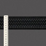ELÁSTICO PALITO CROCHÊ 5,8cm PRETO 25m