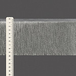 FRANJA FINA LISA 9,8cm CINZA CLARO 10m