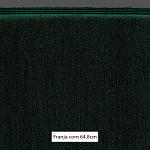 FRANJA ESPESSA LISA 64,8cm VERDE 10m