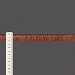 FRANJA LISA 2cm BROWN 1m