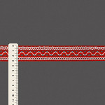 ENTREMEIO BOLINHA ZIG ZAG 3,1cm TANGERINA/SEM BENEFICIAMENTO 30m