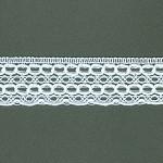 RENDA BOLINHA 3,5cm BRANCO 30m