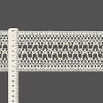 ENTREMEIO PALITO CROCHÊ 8,1cm CHAMPAGNE 30m