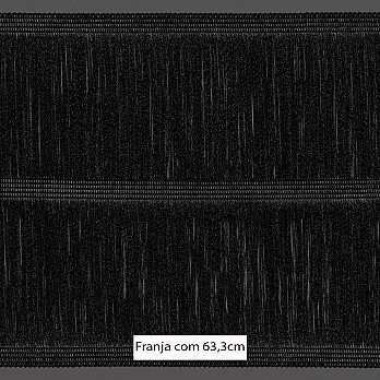 FRANJA ENTREMEIO FINA 63,3cm PRETO 10m