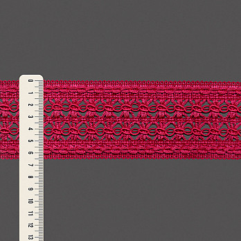 ENTREMEIO FLOR 6,5cm MAGENTA 30m