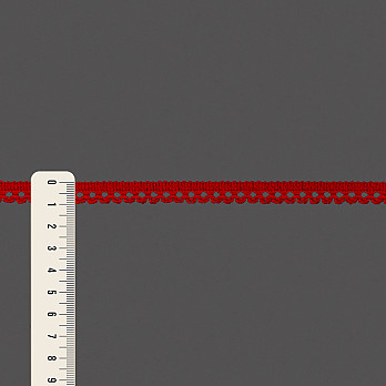 RENDA BICO KELI 1cm VERMELHO 30m
