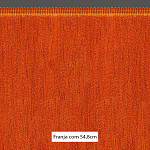 FRANJA MÉDIA LISA 54,8cm LARANJA 10m
