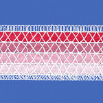 ENTREMEIO CETIM 4,5cm BRANCO/PINK 30m