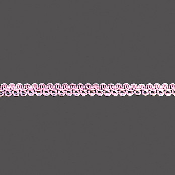 PASSAMANARIA DETALHE ONDULADO 1,5cm ROSA 20m