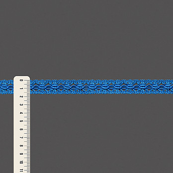 ENTREMEIO FLOR 1,7cm AZUL CÉU ESPECIAL 30m