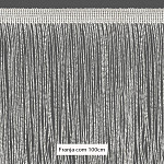 FRANJA VISCOSE 100cm SEM BENEFICIAMENTO 10m