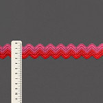 ELÁSTICO SIANINHA LISTRADO DUO 3,1cm ROSA/GOIABA 20m