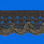 RENDA MILENIUM CHENILLE 2,5cm MARROM SAVANA/CAFÉ 30m