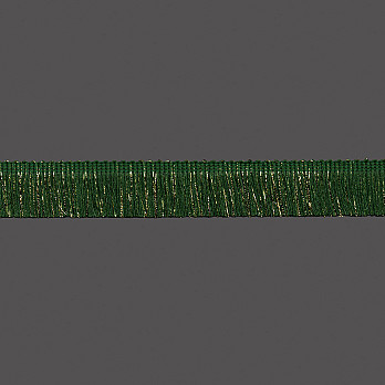 FRANJA LISA 2,9cm VERDE/OURO 10m