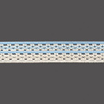RENDA 4,2cm CRU/AZUL CELESTE 30m