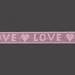 ELÁSTICO LOVE 3,2cm ROSA/LUREX TRANSPINK 25m