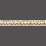 PASSAMANARIA ZIG ZAG 2,3cm PÊSSEGO/CHAMPAGNE/ROSE VELHO 20m