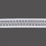 PONTO PALITO CRUZADO 4,4cm BRANCO 30m