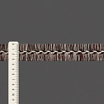 PASSAMANARIA DESFIADA TWEED 3,3cm CHAMPAGNE/MARROM 20m