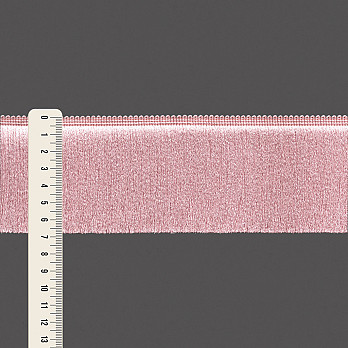 FRANJA ESPESSA LISA 6,8cm ROSA BEBE 10m