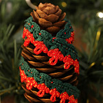 RENDA BICO 1,7cm VERMELHO/VERDE/OURO 10m RENDA BICO 1,7cm VERMELHO/VERDE/OURO 10m