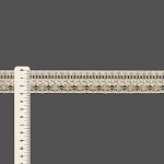 PONTO PALITO FLOR 3cm CHAMPAGNE/OURO 30m