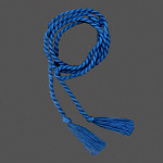 CORDÃO MÉDIO 7mm COM NÓ PARA PINGENTE AZUL VANILLA 1,80m 1un