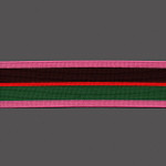 ELÁSTICO COLOR BLOCK 5,8cm ROSA/CAFÉ/VERMELHO MAÇÃ/VERDE 25m