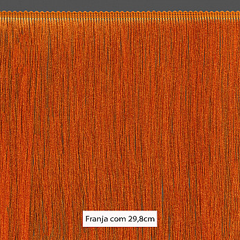 FRANJA MÉDIA LISA 29,8cm LARANJA 10m