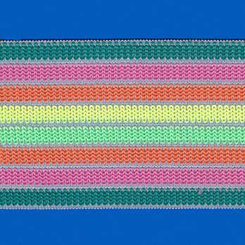 ELÁSTICO RELEVO 8cm MULTICOR 25m