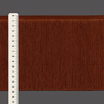 FRANJA FINA LISA 14,8cm CONHAQUE 10m