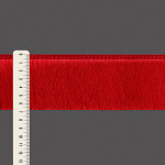FRANJA ESPESSA LISA 6,8cm VERMELHO ROMÃ 10m