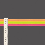 ELÁSTICO IMBUIA LISTRADO 2,9cm LARANJA NEON/AMARELO NEON/PINK NEON 25m