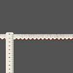 RENDA BICO ONDULADO 1,5cm CRU/TELHA 30m