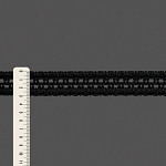 ENTREMEIO VAZADO CROCHÊ 3cm PRETO 30m