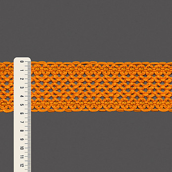 ENTREMEIO CROCHÊ CLARA 5,8cm AMARELO 30m