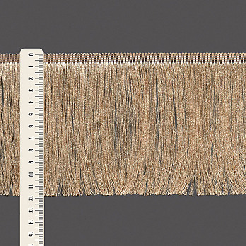FRANJA FINA LISA 11,8cm BEGE 10m
