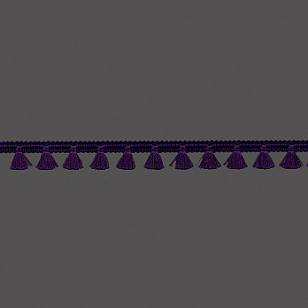 FRANJA PINGENTE 1,9cm ROXO