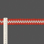 ENTREMEIO CROCHÊ ZIG ZAG 3cm TANGERINA/TIJOLO/CHAMPAGNE 30m