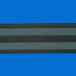 ELÁSTICO LISTRADO 6,4cm PRETO/VERDE 25m