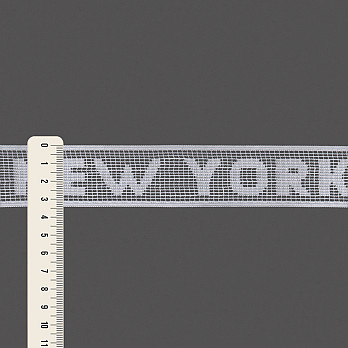 ENTREMEIO NEW YORK 3,4cm BRANCO 30m