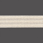 ELÁSTICO RELEVO ZIG ZAG 6cm CRU 25m
