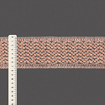 ENTREMEIO VAZADO CROCHÊ 7,5cm ROSA PASTEL 30m
