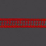 RENDA PALITO 3,2cm VERMELHO 30m
