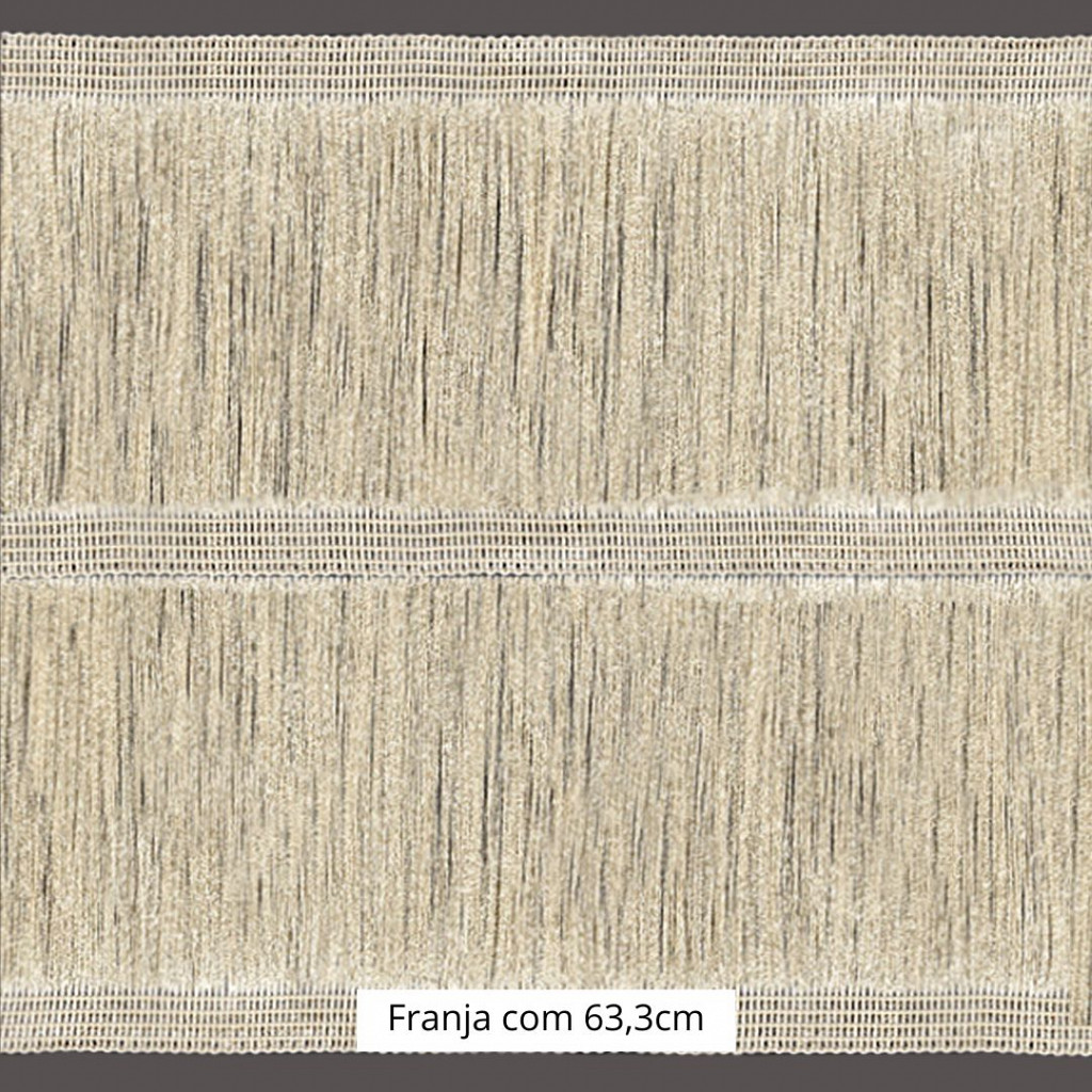 FRANJA ENTREMEIO FINA 63,3cm PALHA 10m FRANJA ENTREMEIO FINA 63,3cm PALHA 10m