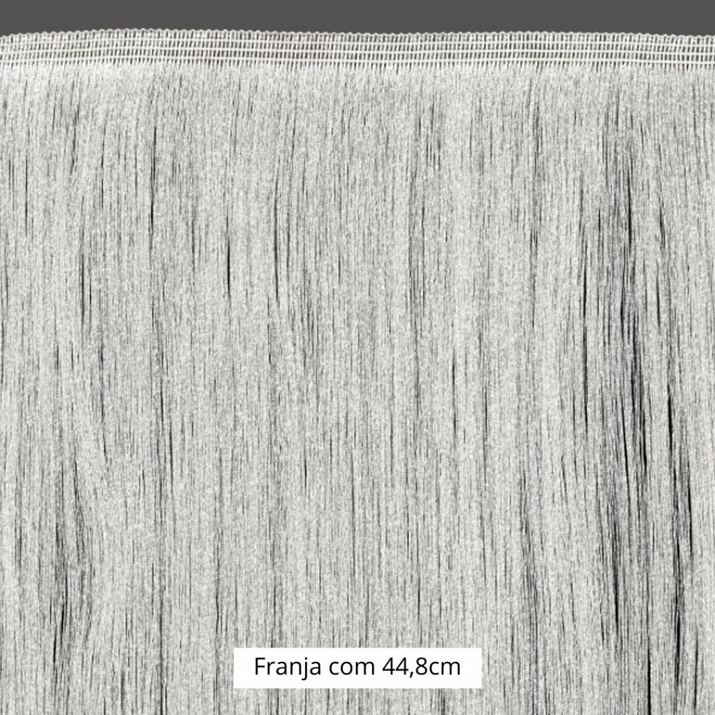 FRANJA FINA LISA 44,8cm CHAMPAGNE 10m FRANJA FINA LISA 44,8cm CHAMPAGNE 10m