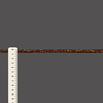 	CADARÇO 6,5mm MARROM/OURO 50m
