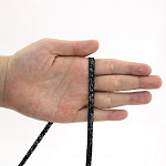 CADARÇO 6,5mm PRETO/PRATA 50m