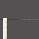 CORDÃO AGULHADO FINO 4mm CAMURÇA CLARO/OURO/PRATA 100m